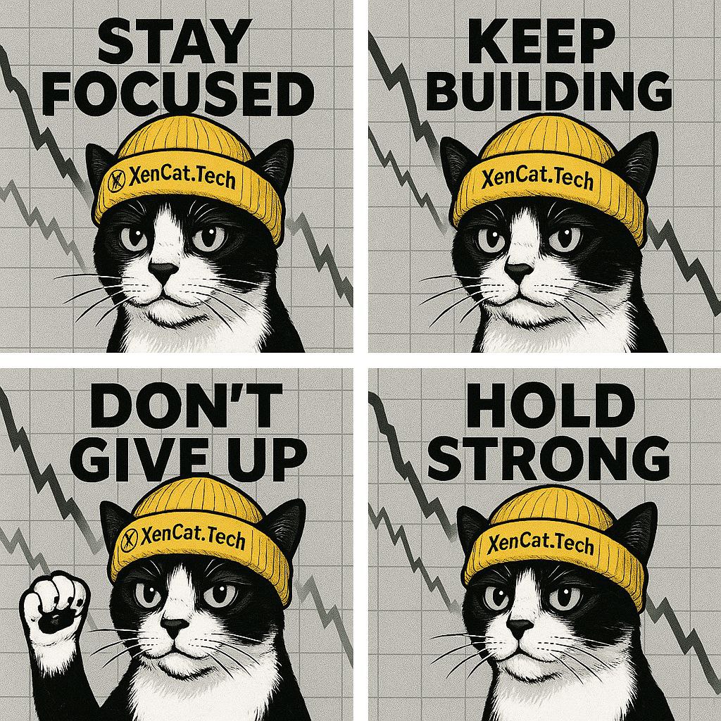 solxencat's tweet image. There are 4 RULES to achieve success in crypto.
$XENCAT is on the road to success. Join us! t.me/XenCat