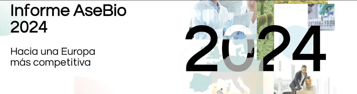 ¿Sabías que la innovación biotech española refuerza la competitividad europea?
 📈Descúbrelo en el nuevo Informe AseBio 2024 👉 asebio.com/informe-asebio…
#SomosBiotecnología