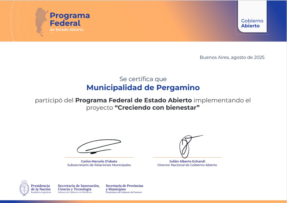 Pergamino es un Gobierno Abierto tweet media