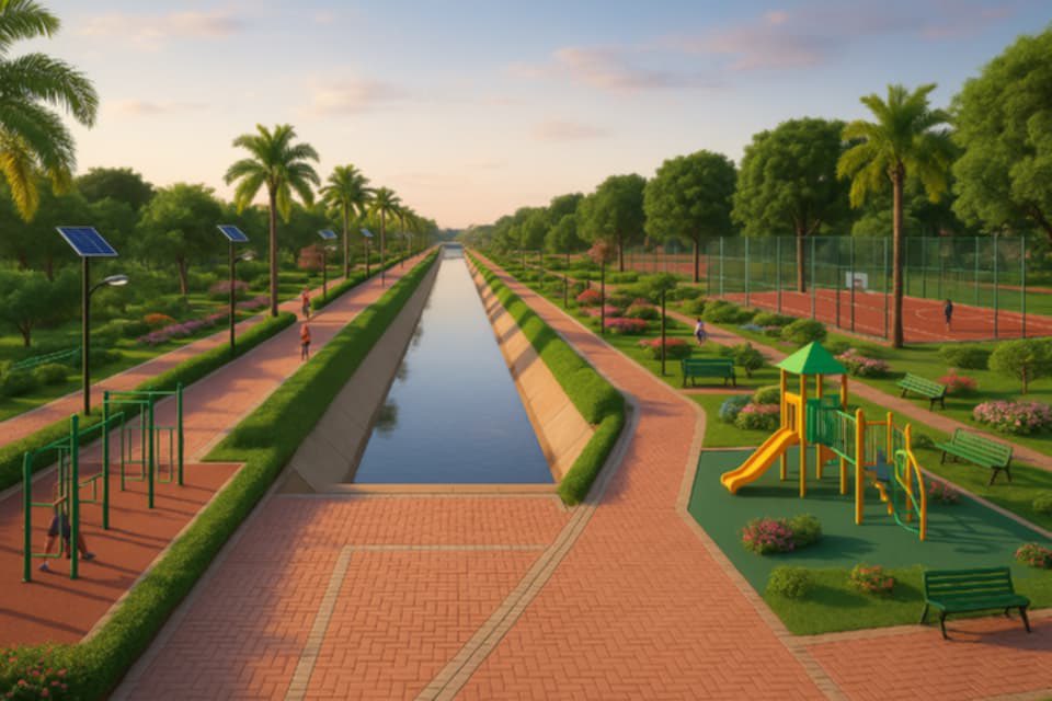 On a demandé à IA de nous proposer un plan de réaménagement du Canal qui quitte la ZAD jusqu’à Bangr Wéogo en passant par Kalgondé et Zogona à Ouaga. La proposition est de taille. On va essayer pour la beauté de notre ville. Avec Faso Mêbo le rêve est permis. » #BurkinaFaso #reve