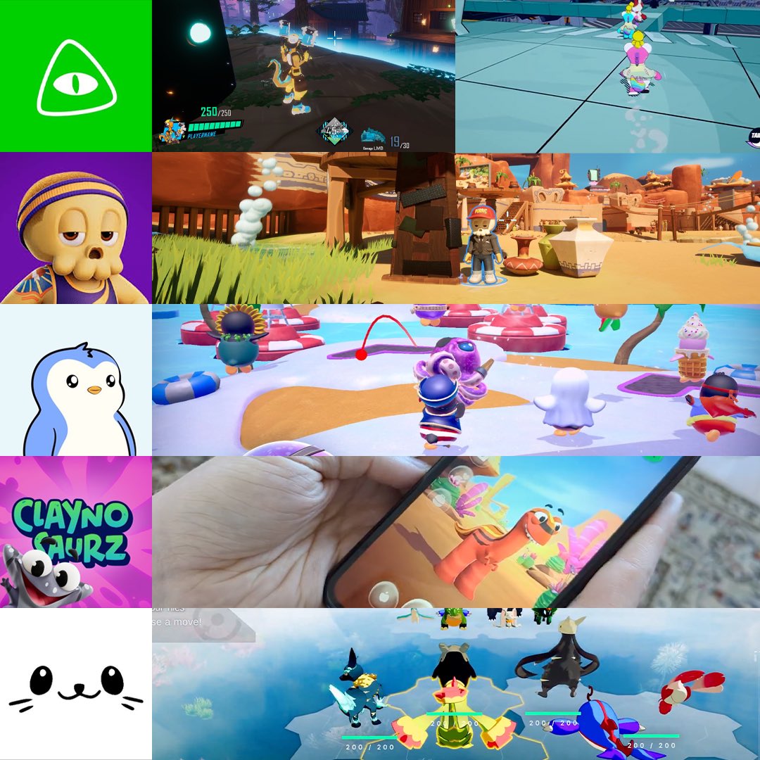 Carl_m101's tweet image. Five projects with upcoming games I am excited for 🔥
1⃣️ Creepz / 2 games
- Creepz Clash Party game
- Creepz Clash hero shooter game
- Both to be powered by own token
2⃣️ The Mories
- Console style game in production
- Own token to be integrated
3⃣️ Pudgy Penguins / Pudgy…