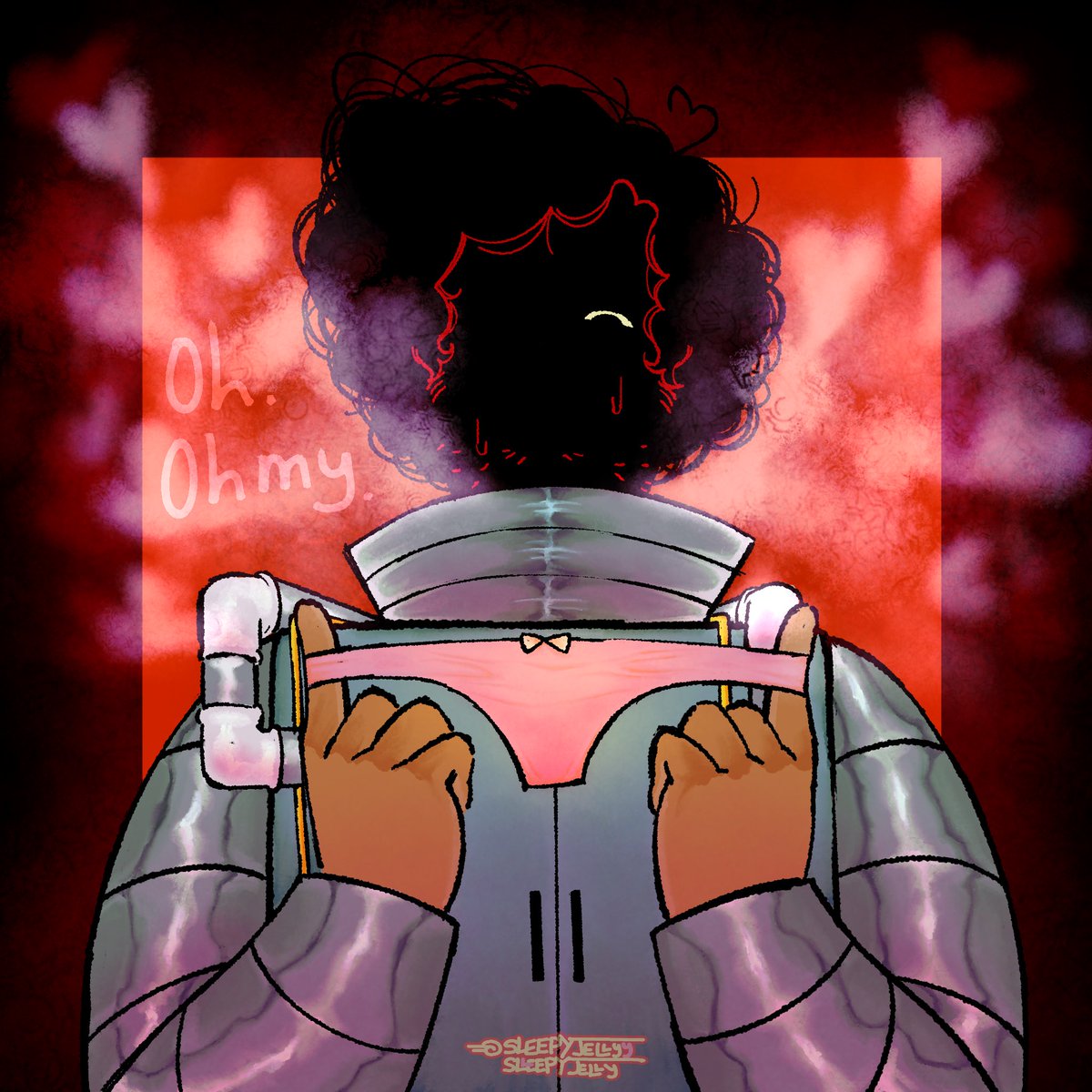 sleepyjellyy's tweet image. dude give me my underwear back wtf #dateeverythinghector