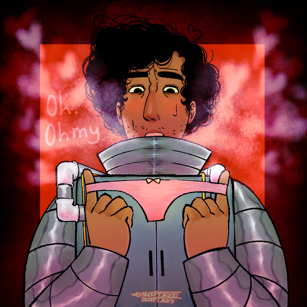 sleepyjellyy's tweet image. dude give me my underwear back wtf #dateeverythinghector