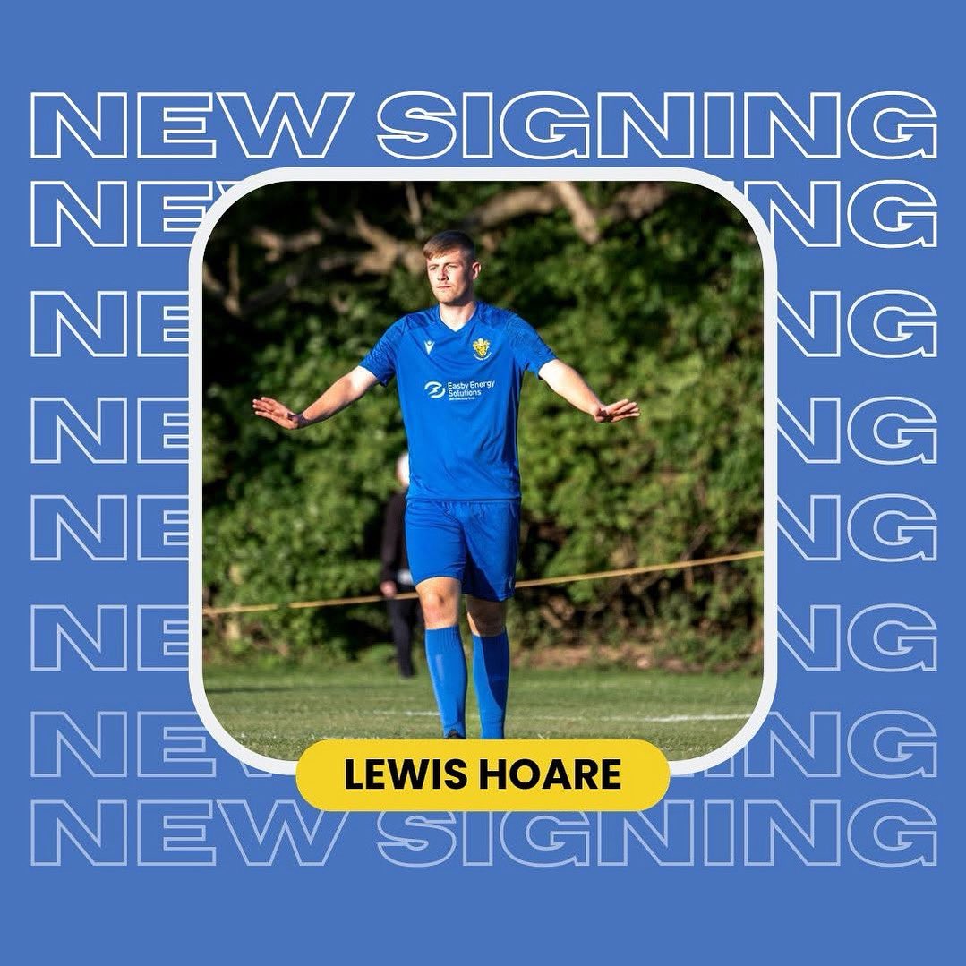 🚨 New Signing 🚨

We are pleased to announce the signing of Lewis Hoare.

Welcome to the club, Lewis!

Lewis is available for sponsorship, if you’d be interested in sponsoring Lewis - please message the page or leave a comment!