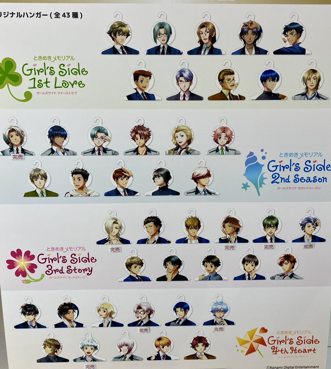tokimemoGS20ten's tweet image. #ときめきメモリアル Girl’s Side 20周年
記念展 COME BACK STORE
本日時点でのグッズ完売状況をお知らせいたします。
再入荷は未定となります。