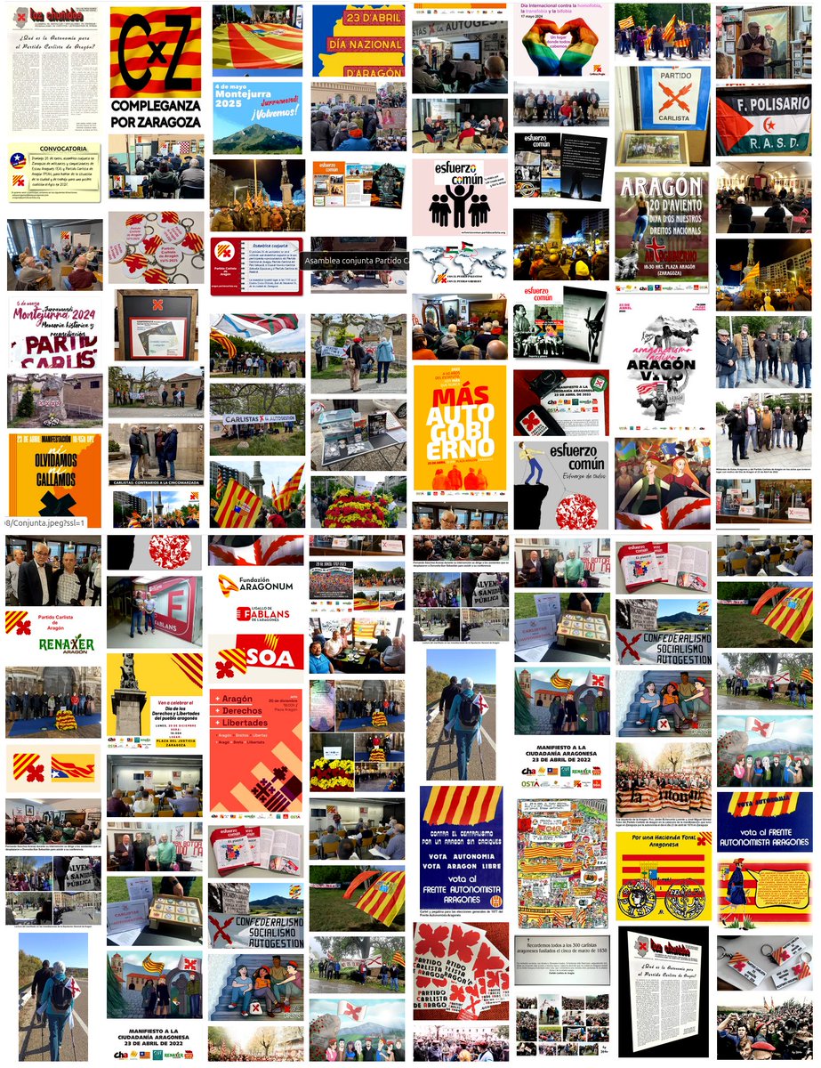 ¿Dónde ha estado el #Carlismo en Aragón los últimos años?
Con nuestros compañeros, con nuestros amigos, donde se nos ha llamado y convocado, en la calle.
#carlistas #PartidoCarlista
aragon.partidocarlista.org/galeria-de-ima…