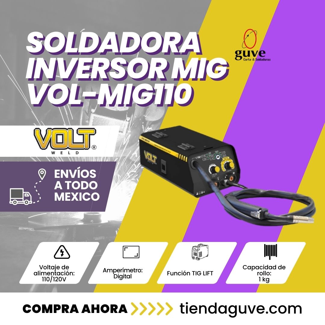Soldadora inversor, GAS/NO GAS, Electrodo y Tig Lift MIG VOL-MIG110 | Tienda GUVE
tIZ34j.short.gy/mig110
#SoldadoraMIG #MIG #soldaduras