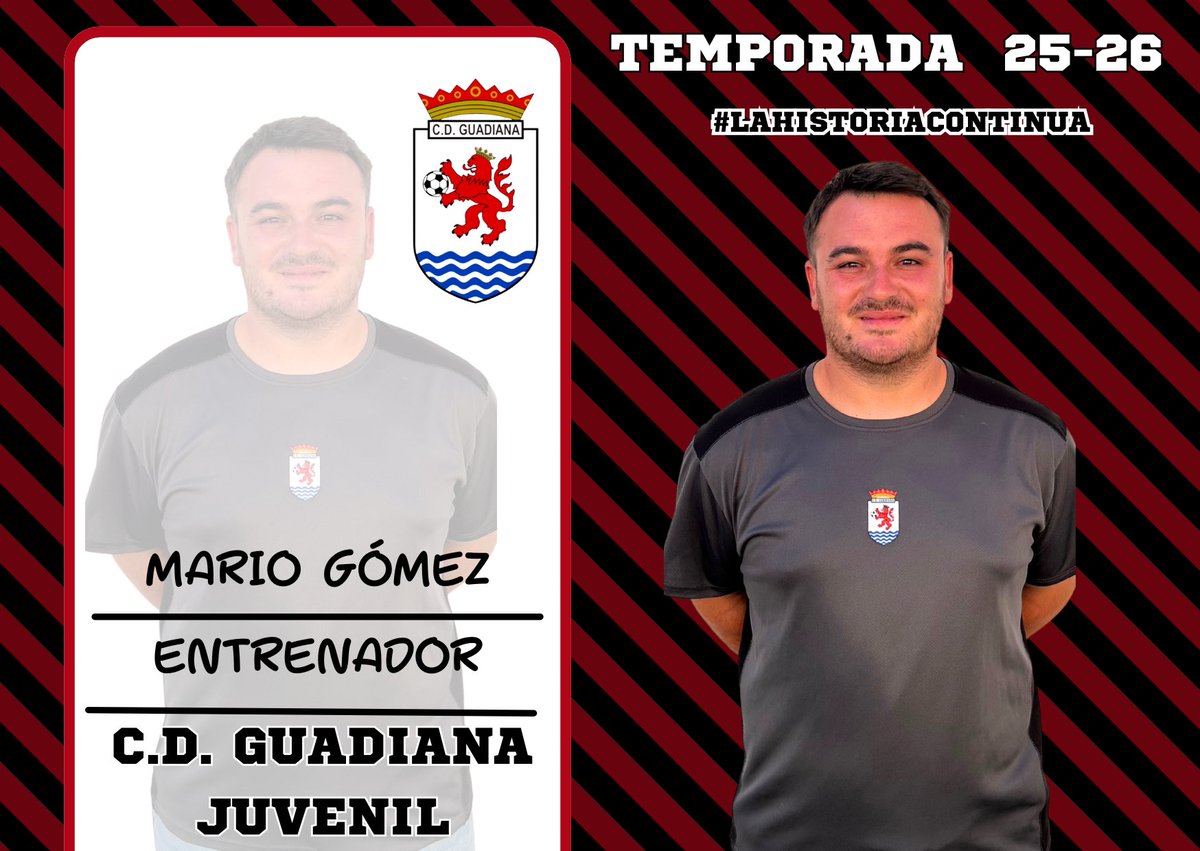 |EQUIPO JUVENIL|

Mario Gómez Domínguez será el nuevo responsable del equipo juvenil para la temporada 25/26. Un entrenador de la casa, que comenzó su trayectoria como futbolista en el club y ha estado vinculado a nuestras categorías inferiores durante años. 

#Lahistoriacontinua