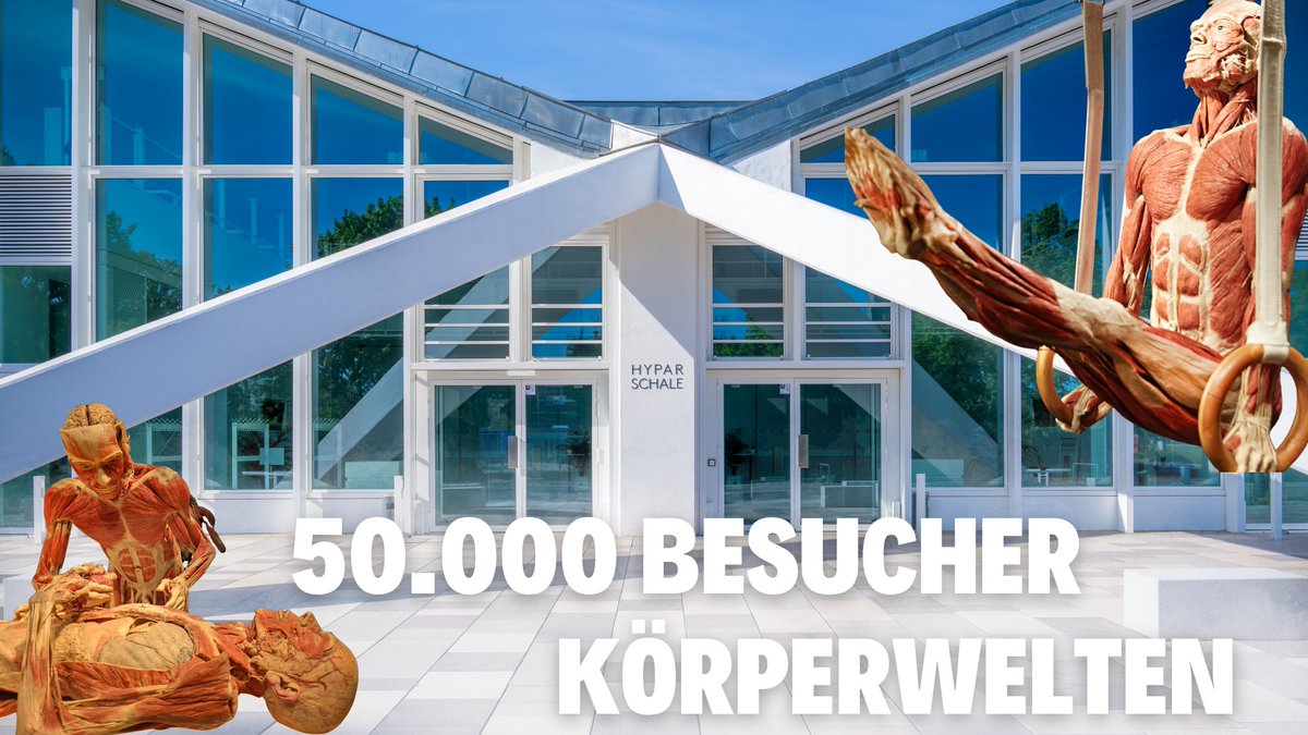 Besucherrekord bei der KÖRPERWELTEN-Ausstellung: Über 50.000 Besucher in der Hyparschale Magdeburg!

Mehr dazu unter mvgm.de

#hyparschale #hyparspannend #körperwelten #besuchherrekord