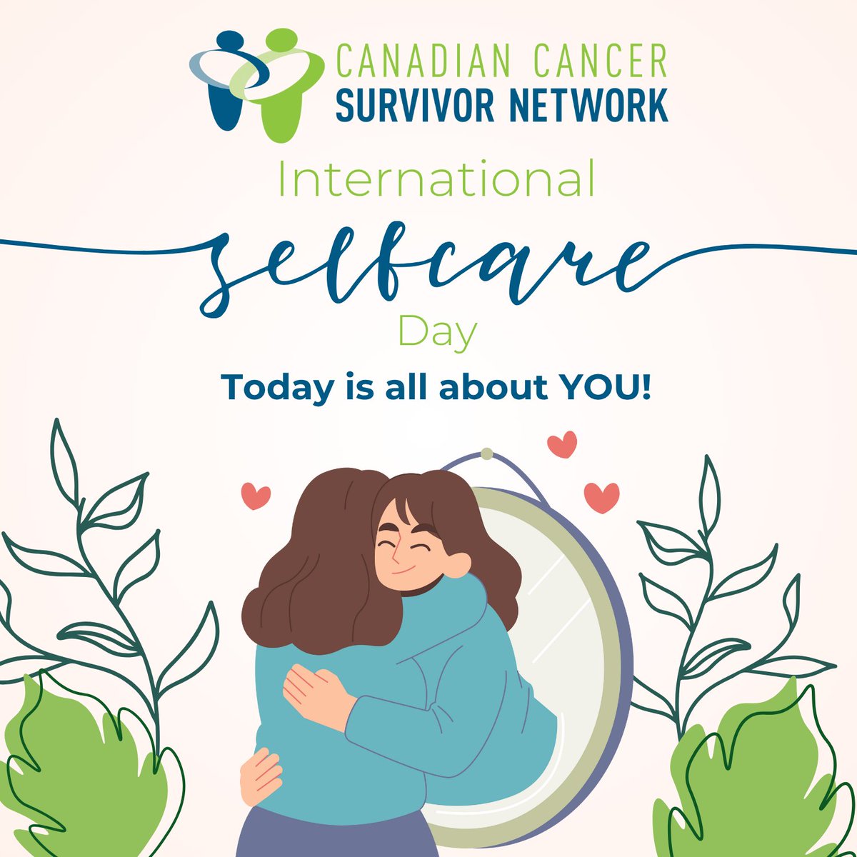 survivornetca's tweet image. It's International Self Care Day! A great day to set the intention to practice a little self care each and every day!