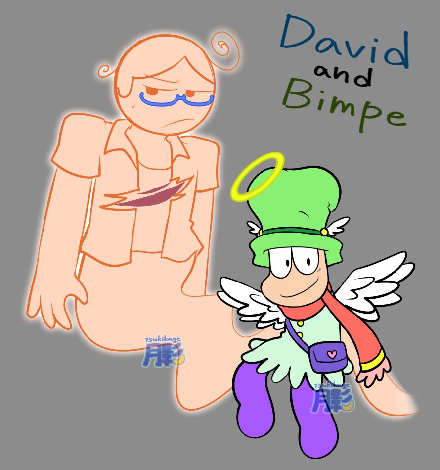 tukikage_1128's tweet image. David?! Bimpe?! Hooray!
...And short comic about them.
#DnB_Crying_Blue_Soul_AU