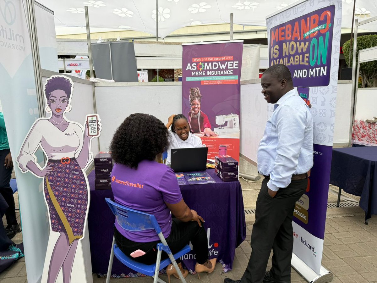 Graphicgh's tweet photo. 📷 Scenes from the 2024 Insurance Fair!
We’re live at Accra Mall — passing by? Stop and talk to an expert!
We’re here till 26th July. Don’t miss out!
#InsuranceFair2024 #StayCoveredGH https://t.co/5YBnCZNp7p