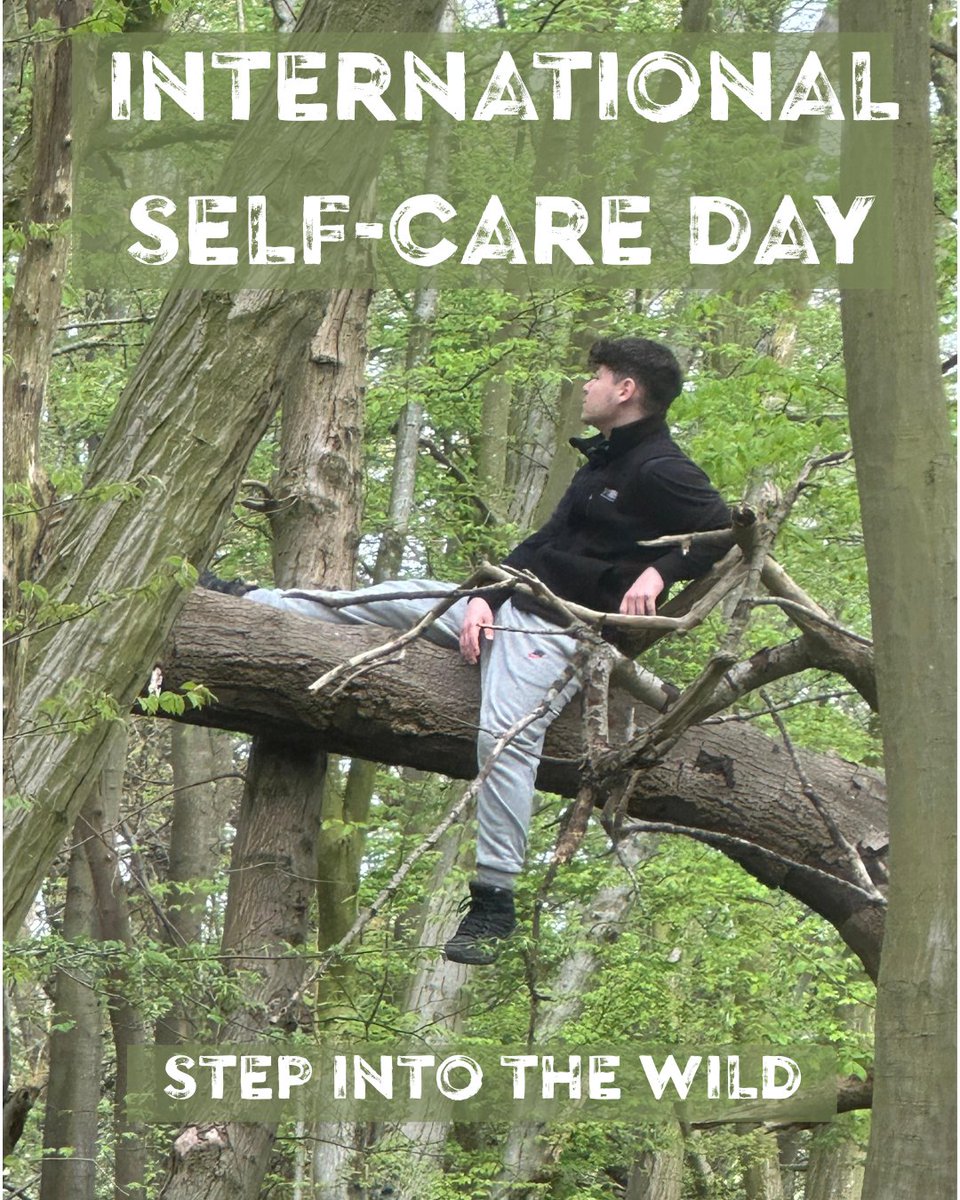 #InternationalSelfCareDay is a reminder to value yourself 🌿 

Getting outside in nature—whether hiking, gardening, or a simple walk in the park—is a great way to boost mental &amp; physical wellbeing. 

Discover how our programmes can help: [link in bio] 

#NatureForWellbeing