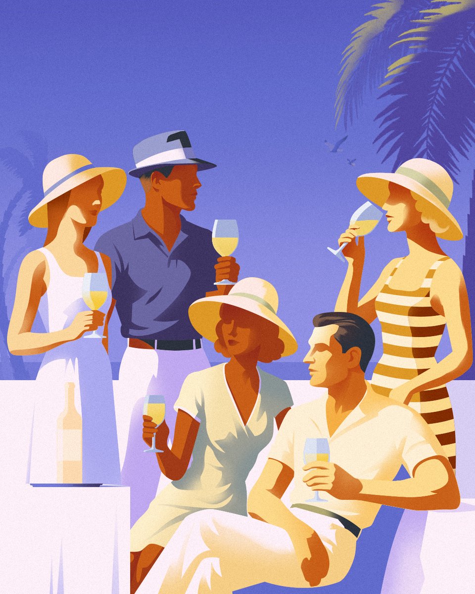 Sipping wine and soaking up the sun with the best company🥂

Illustration by @domagoj_sokcevic
🦉owlillustration.com/portfolio/doma…

#illustration #portfolio #summer #summervibes #illustrationagency