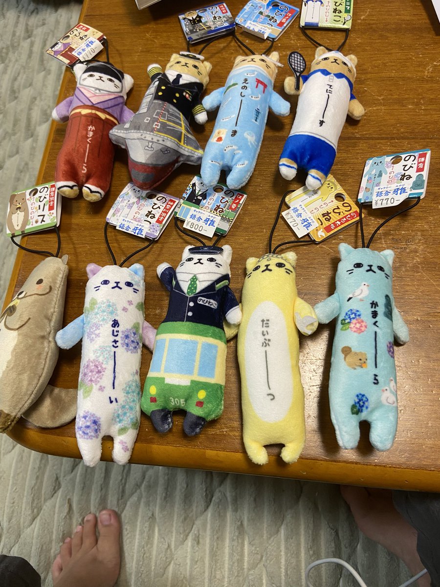 のびねこ めがねーこ のびねこコラボ こーばへ行こう！の大人気アイテムの一つ、のびねこ