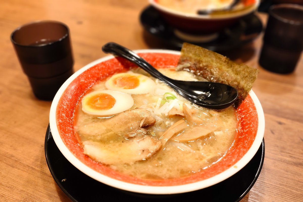 Udonge's tweet image. 2日ぶりのラーメンツーリング中🍜