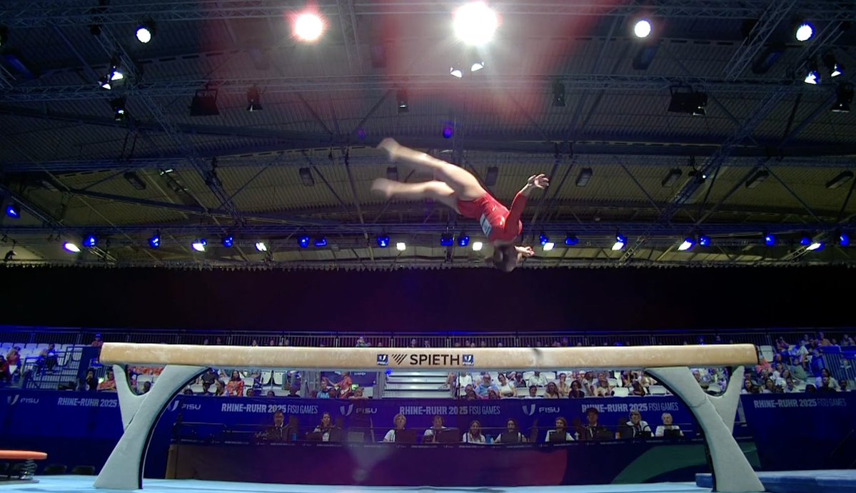Live coverage of the FISU Women’s Team Artistic Gymnastics from the #RhineRuhr2025 competition! 

fisu.tv/events/artisti…

#Gymnastics
