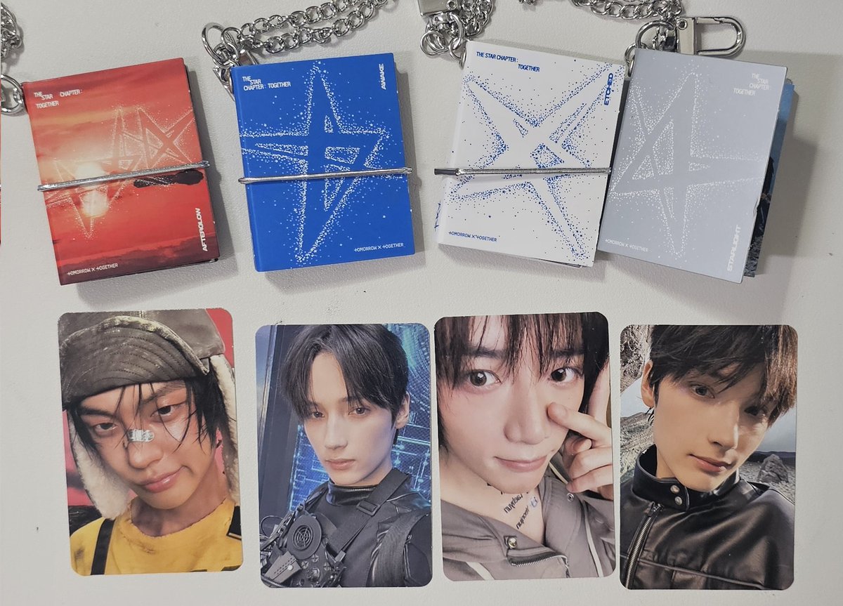 imdangdo's tweet image. 투바투 미니북 버전 교환 구해욥!!!!
애프터글로우 빼고 전부 연준이로 구합니다

저 Me : 스타라이트 휴닝 / 에치드 범규 / 어웨이크 휴닝

모아 You : 스타라이트/ 에치드/어웨이크 연준

하나씩도 교환 얼마든지 가능하니 편하게 디엠주세요!

#투게더교환 #투바투교환