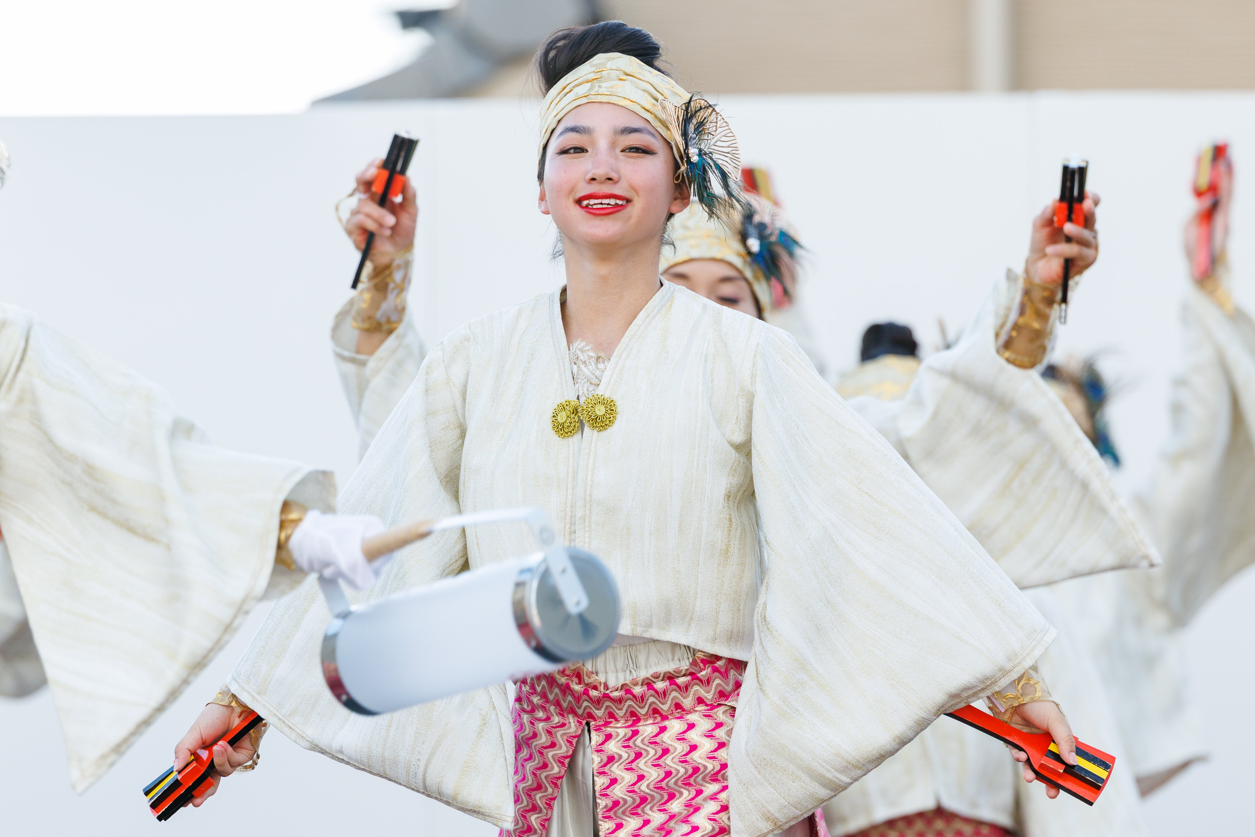 こいさま専用 舞扇子 横ぼかし各色 白骨 【箱なし】 「サイズ変更できます
