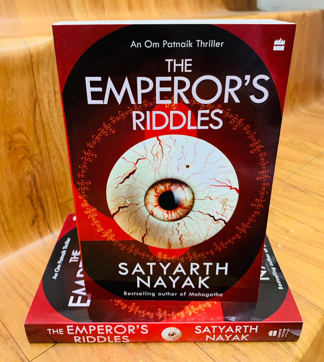 #NewBookAlert 🪷
Presenting the much awaited book : The Emperor's Riddles (An Om Patnaik Thriller) by Satyarth Nayak (<a href="/SatyarthNayak/">Satyarth Nayak</a>), published by <a href="/HarperCollinsIN/">HarperCollins</a>.
#BuyOriginal 💮 #BuyFromPI
Order 👉 padhegaindia.in/product/the-em…