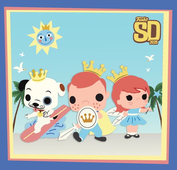 DisplayGeek's tweet image. Happy #SDCC Day Funatics! SDCC Exclusives drop on Funko.com today (including the SDCC Bundle) at 6AM PT! Good luck to everyone and don&apos;t forget - DisplayGeek.com has everything you need to protect &amp;amp; display your #SDCCHAUL 🏄‍♂️ 

#SDCC2025 #Funko #FunkoPops