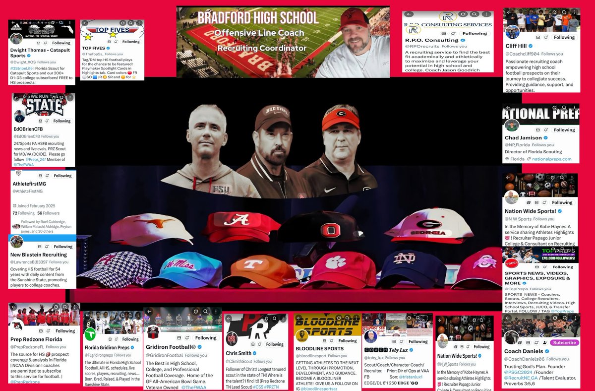 Greg Daniels (@gregdaniels_ol) on Twitter photo Young men listen up! These men I have listed here on this page will help you get to the next level. All very reputable great guys helping football players. Please repost this and follow all of them. We can help change your life and chase your dreams. <a href="/AthleteFirstMG/">AthletefirstMG</a> <a href="/RPOrecruits/">R.P.O. Consulting</a> Young men listen up! These men I have listed here on this page will help you get to the next level. All very reputable great guys helping football players. Please repost this and follow all of them. We can help change your life and chase your dreams. <a href="/AthleteFirstMG/">AthletefirstMG</a> <a href="/RPOrecruits/">R.P.O. Consulting</a>