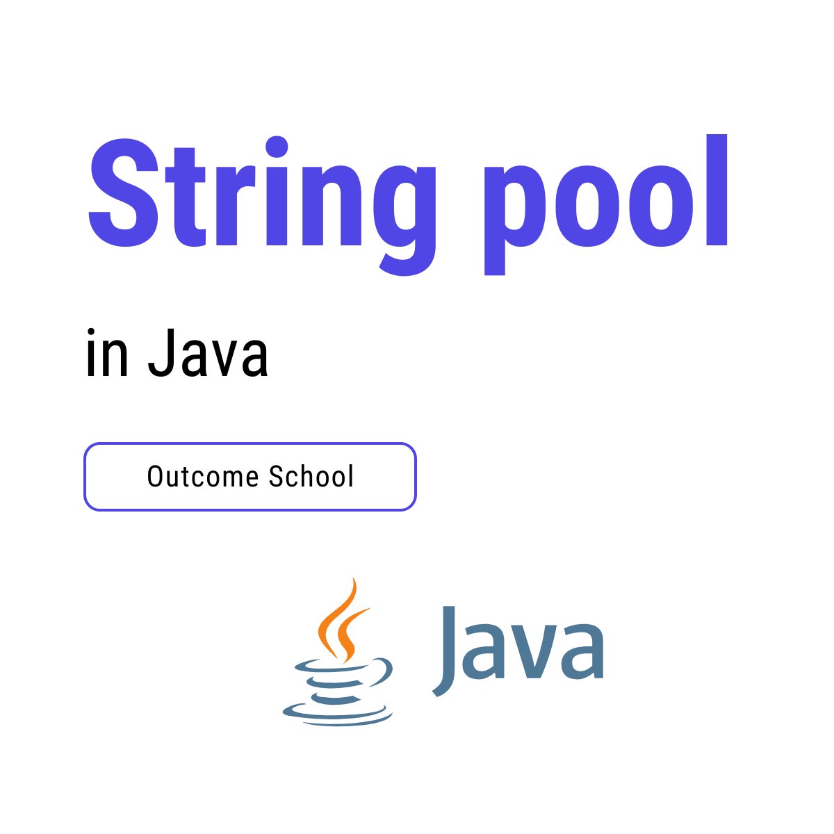 Interview Question: Explain "String pool" in Java

Answer: In this thread 🧵