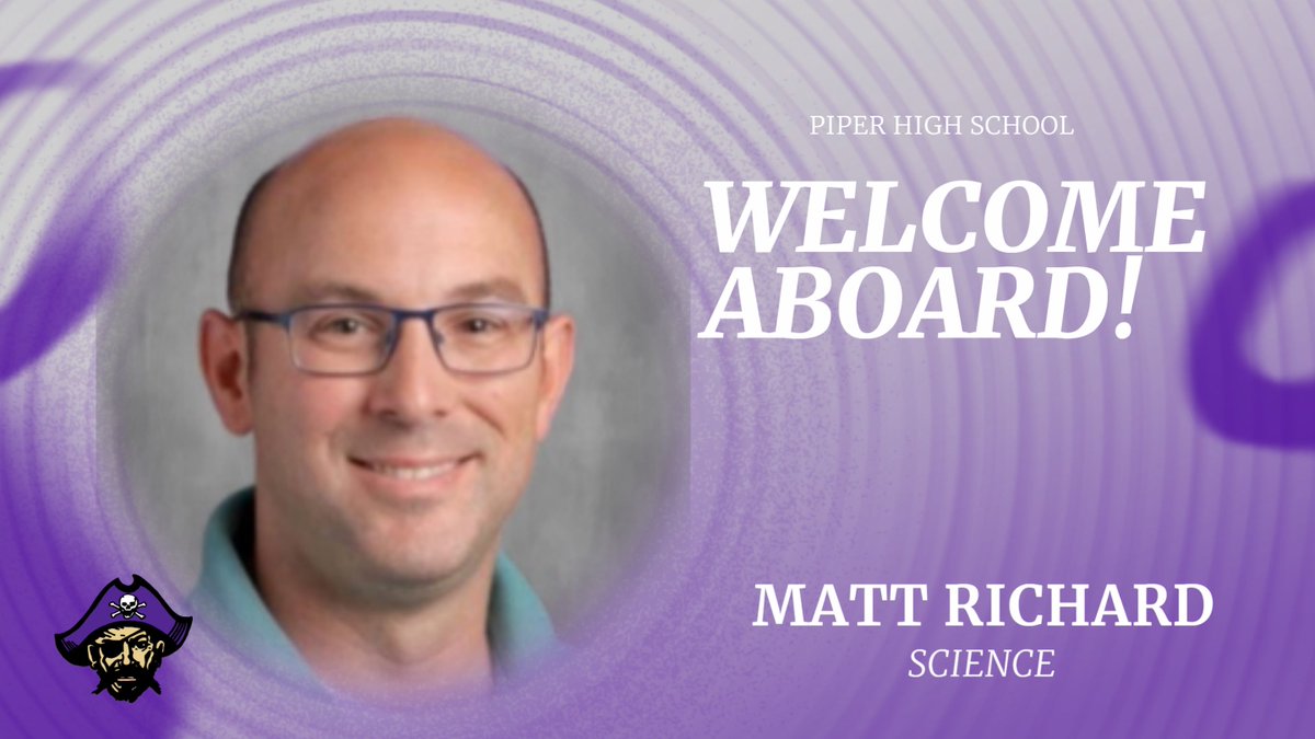 Another new Pirate; please welcome Dr. Richard!