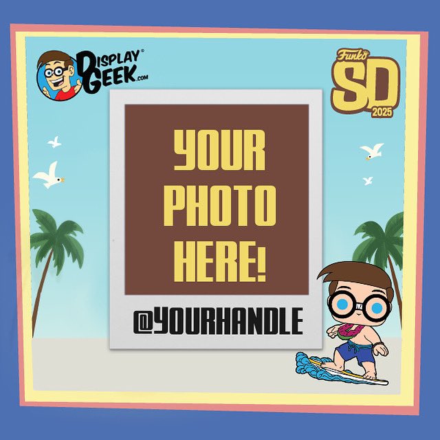 DisplayGeek's tweet image. Tag us in your SDCC pics and hauls to be featured all weekend during the show! Nerds Unite! 

#SDCC2025 #Funko #FunkoPops #ComicCon
