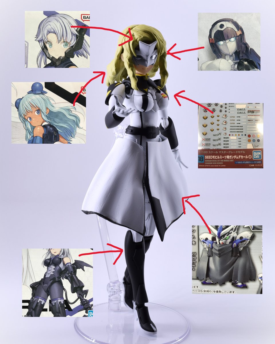 astante_f's tweet image. 05.クルーゼ子
「ザフト軍服に再挑戦する」がコンセプト。
メガロマリアの顔パーツを見たときに電流が走ったので作りました。あるのだよの顔芸ができて満足しましたし、自分の手持ちの中では屈指のネタ枠になってくれました。