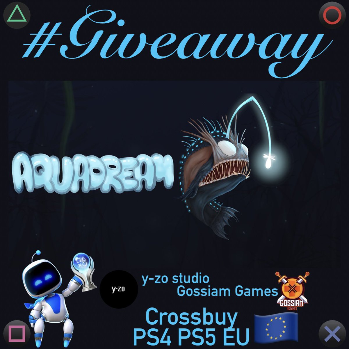 Robert2567 (@psn_robert2567) on Twitter photo ๐ #Release ๐ #Giveaway
๐ฎ AquaDream
๐๏ธ1x #PS4 #PS5 ๐ Cross-Buy Code
๐ ๐ช๐บ EU
๐ Repost
๐ค Follow <a href="/PSN_Robert2567/">Robert2567</a> + <a href="/yzo_studio/">y-zo studio</a> + <a href="/GossiamGames/">Gossiam Games</a>
โณ Winner in 48h โ Good luck๐ ๐ #Release ๐ #Giveaway
๐ฎ AquaDream
๐๏ธ1x #PS4 #PS5 ๐ Cross-Buy Code
๐ ๐ช๐บ EU
๐ Repost
๐ค Follow <a href="/PSN_Robert2567/">Robert2567</a> + <a href="/yzo_studio/">y-zo studio</a> + <a href="/GossiamGames/">Gossiam Games</a>
โณ Winner in 48h โ Good luck๐