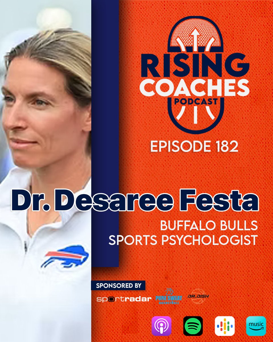 RisingCoaches's tweet image. Today we're joined on the Rising Coaches Podcast by @DrDez_, team psychologist for the Buffalo Bills. She breaks down mental toughness, the impact of coach communication, and simple mental training tools coaches can use right away.
🎧 A must-listen for every coach and leader
