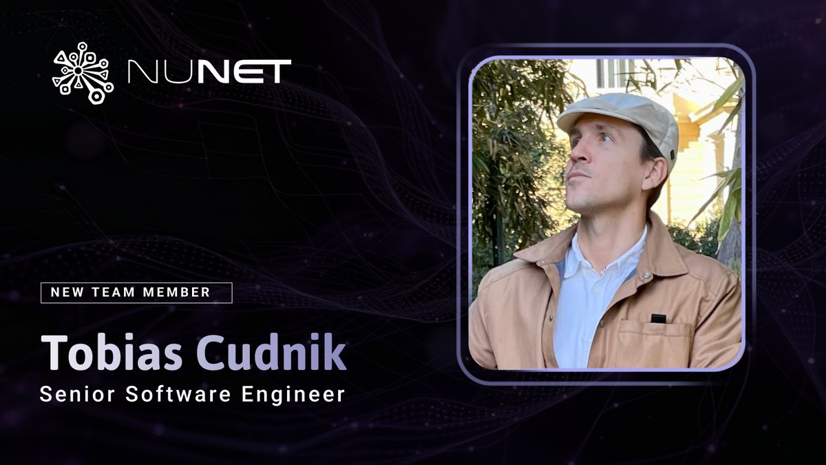 nunet_global's tweet image. We’re excited to announce that Tobias Cudnik has joined NuNet as our new Senior Software Engineer! 🤝

Tobias brings strong expertise in Go, along with extensive experience in TypeScript, JavaScript, Python, and PHP. He has a keen interest in state machines and autonomous…