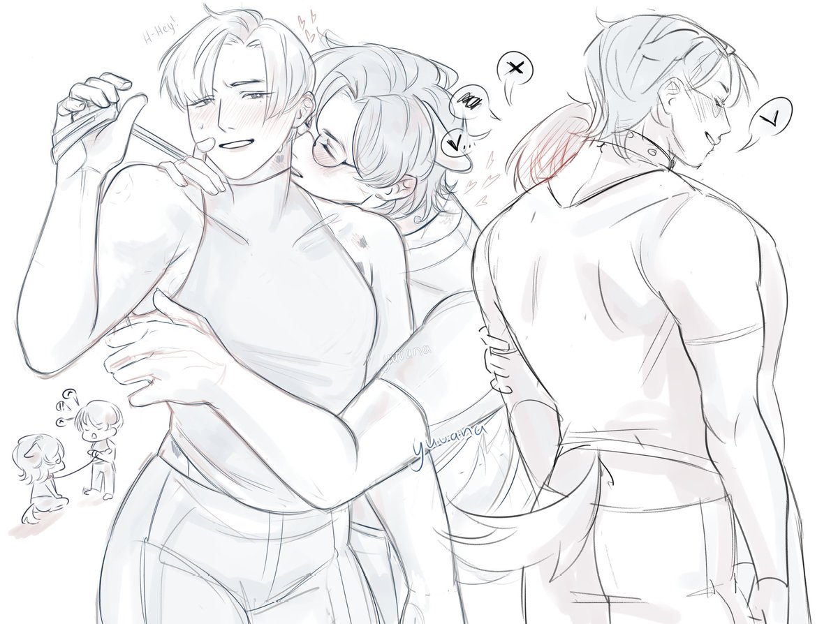 YUVIKO_art's tweet image. I think I should draw #drarry in a do馃惗gy style...
Who said that!?