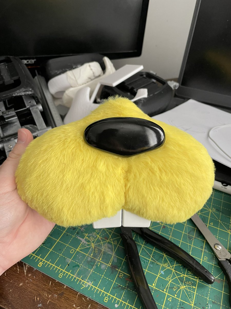Smith_Robotics's tweet image. Got his fur done for the muzzle, and even his extra teeth since in some panels of the graphic novel it shows them.