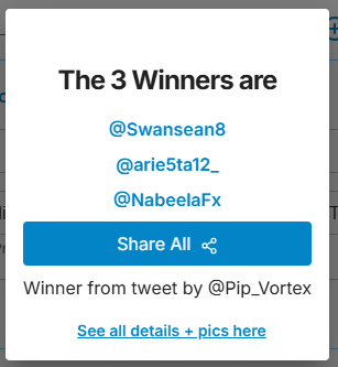 PIP VORTEX 💹 (@pip_vortex) on Twitter photo Here are the lucky winners of the recent giveaway (Draw ID: 1753359854457)
Congratulations
✅ <a href="/Swansean8/">Swansean</a>
✅ <a href="/arie5ta12_/">binar</a>
✅ <a href="/NabeelaFx/">Nabeela FX | Funded Trader</a>
📌 Instructions to claim your funded account:
1️⃣ Sign up at app.fundingtraders.com/register
2️⃣ Make sure to complete all required details (Full Name, Here are the lucky winners of the recent giveaway (Draw ID: 1753359854457)
Congratulations
✅ <a href="/Swansean8/">Swansean</a>
✅ <a href="/arie5ta12_/">binar</a>
✅ <a href="/NabeelaFx/">Nabeela FX | Funded Trader</a>
📌 Instructions to claim your funded account:
1️⃣ Sign up at app.fundingtraders.com/register
2️⃣ Make sure to complete all required details (Full Name,