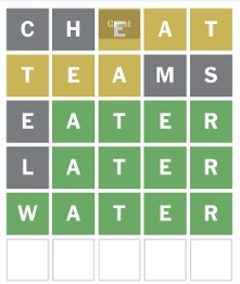 NAWCH2O's tweet image. Well, did you get yesterday&apos;s @nytimes Wordle?