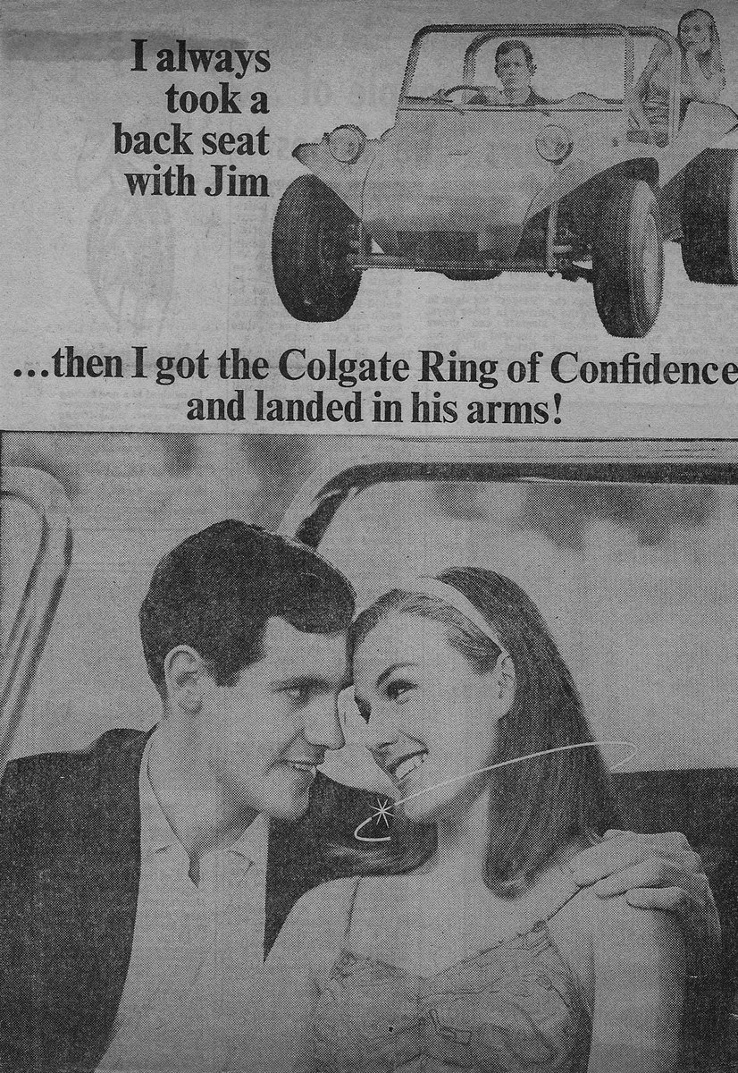 #ThrowbackThursday <a href="/XFashion/">Fashion</a> 
A dental commercial from the 1990s and a toothpaste ad from the 1960s. #KeepSmiling 😄😄