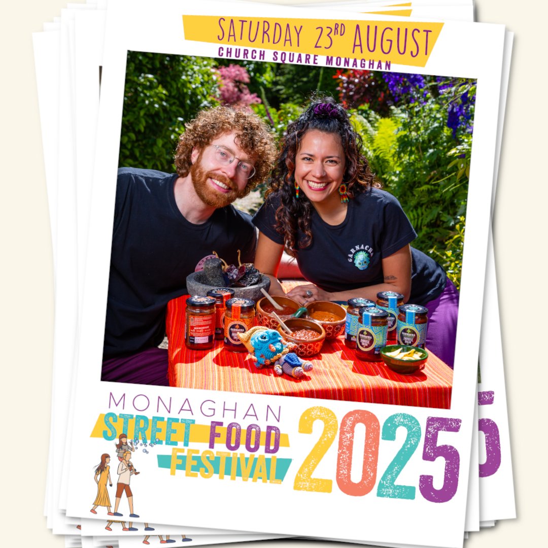From a love story to a salsa story 🌶️❤️ — Garnacha brings authentic, flavour-packed Mexican salsas to the Monaghan Street Food Festival!
Taste the journey 🇲🇽🇮🇪
#MonaghanStreetFoodFestival #GarnachaSalsa #TasteOfMonaghan #StreetFoodFiesta