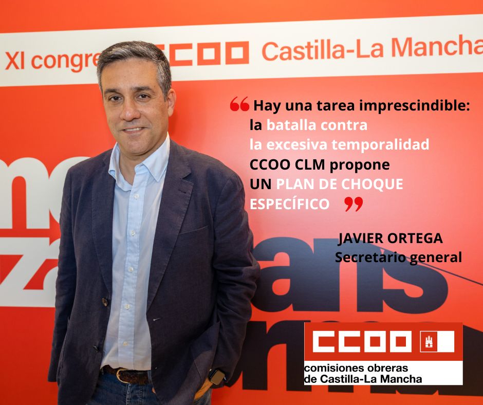 CCOO CLM #PrimerSindicato (@ccooclm) on Twitter photo Frente al crecimiento del empleo temporal, el sindicato trabajará por un  👉plan contra la temporalidad en el marco de la próxima Estrategia Regional de Empleo en #CastillaLaMancha Frente al crecimiento del empleo temporal, el sindicato trabajará por un  👉plan contra la temporalidad en el marco de la próxima Estrategia Regional de Empleo en #CastillaLaMancha