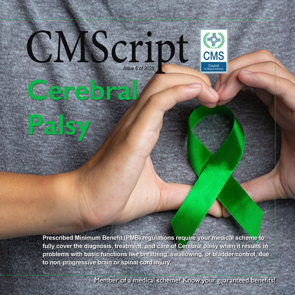 Cerebral palsy is a childhood condition that affects movement and muscle control due to early brain damage or abnormal development. Learn more about what causes it, how to reduce the risks, and what your medical scheme can cover in the latest CMScript: bit.ly/454nudV