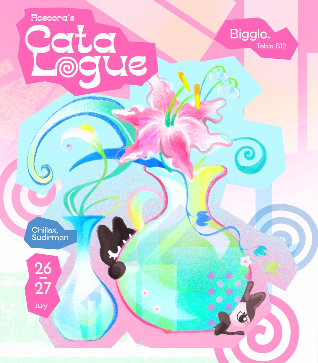 AOSO0RA's tweet image. My very last minute biggle catalog is here!!
🌀 Biggle Dot (26-27 July)
Table B12
Chillax, Sudirman JKT
🪷 Mail order for dangling pins:
📆 24-30 July
📎 forms.gle/EbmwadDLAtN9Qa…
See you this weekend ٩(๑`ȏ´๑)۶₊˙♡﹗˚ ༘
