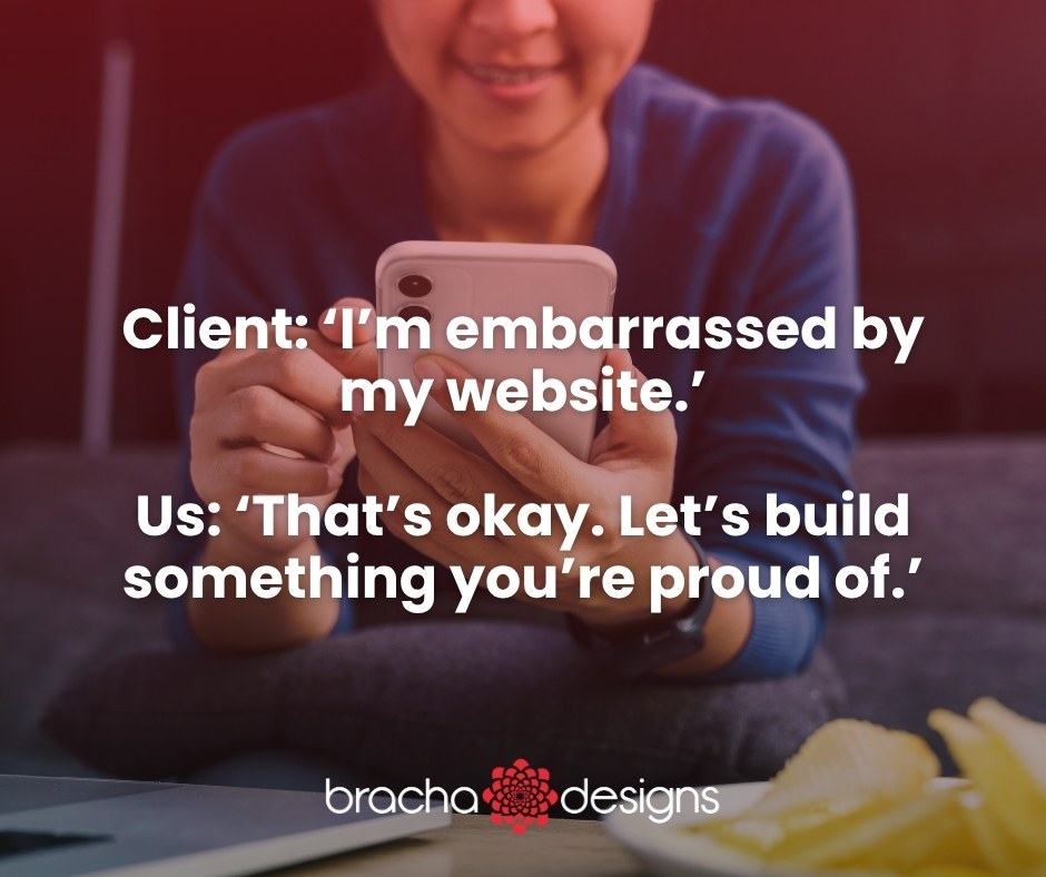 BrachaDesigns's tweet image. Most business owners feel stuck or behind. We don’t judge, we guide.
You don’t need perfection. You need a partner. Let's figure it out together.
#RealConversations #ClientCare #WebDesignSupport #BrachaDesigns