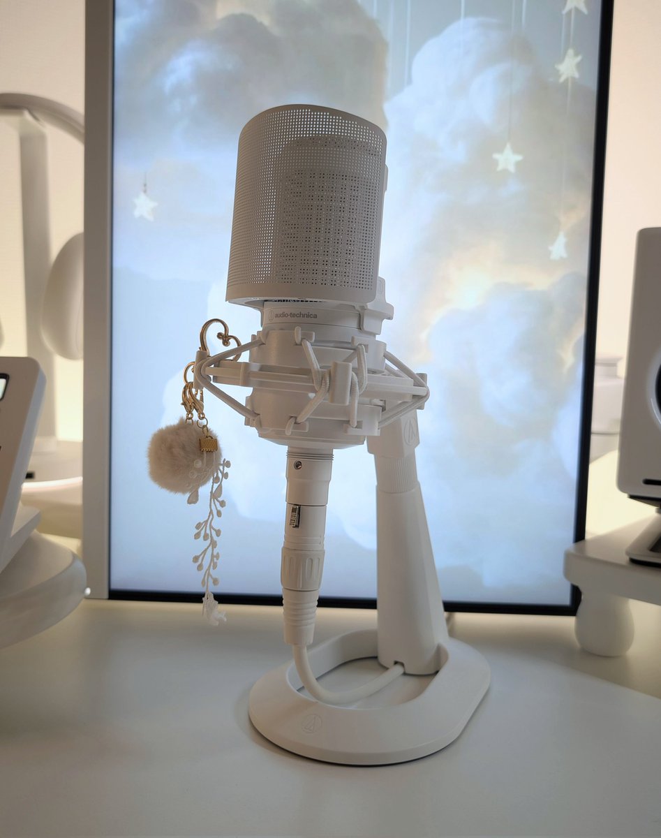 n11__'s tweet image. #desksetup 𓂃 ◌𓈒 ^. .^ ੭
地味アプデ
▫️マイクにチャームつけてみた
▫️ねこリストレスト購入
でも両方ともどう見ても冬っぽいふわふわアイテムで季節外れ感すんごい…