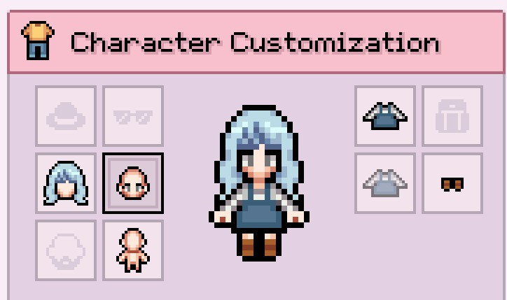 itouyas's tweet image. started playing #FieldsofMistria and had to draw my oc for it. her name is Lilac and she's an alternate version of my main OC!