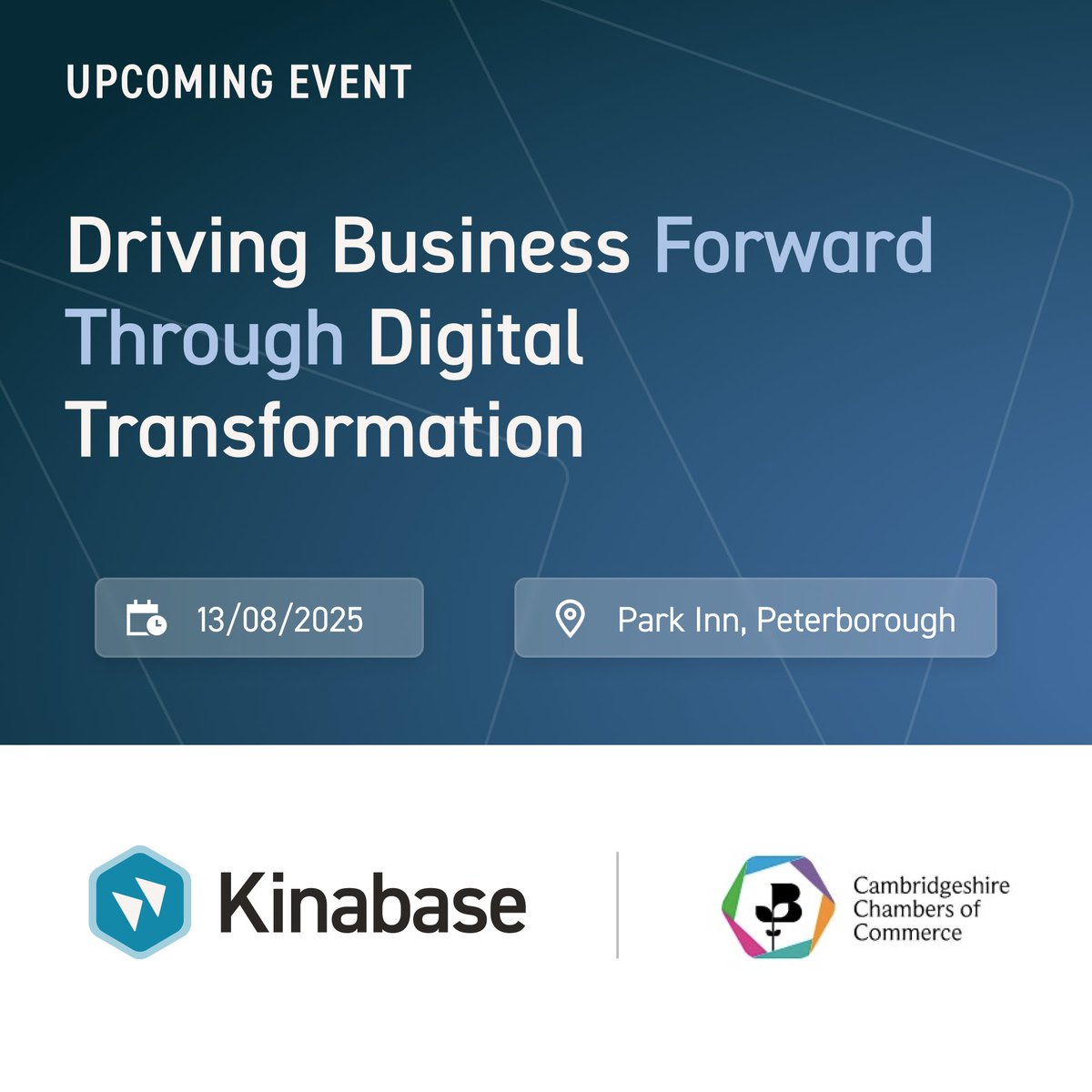 Our founder Jason Mashinchi will be speaking at this breakfast event focused on Driving Businesses Forward Through Digital Transformation, hosted by Cambridgeshire Chambers of Commerce and CityFibre Digital Academy.

shorturl.at/IsAjQ
#DigitalLeadership #BusinessInnovation