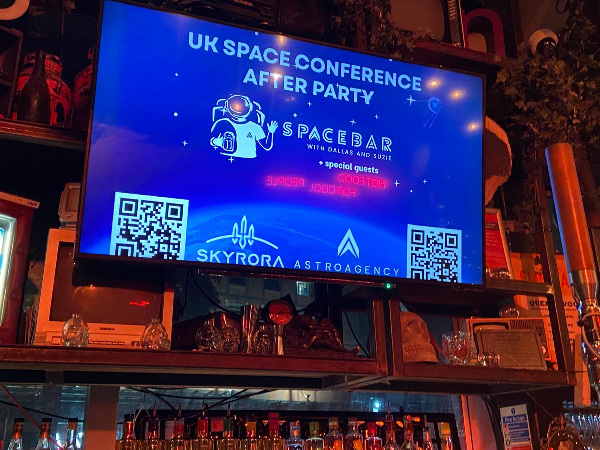AstroAgency (@theastroagency) on Twitter photo What a way to end #UKSpaceConf! A packed official afterparty & live #SpaceBar with 200+ guests!
Big thanks to @Skyrora, <a href="/dallascampbell/">Dallas Campbell</a>, @ProfSuzieImber, @CATALYST & <a href="/RichardLochhead/">Richard Lochhead</a> for their support in offering the industry a networking platform beyond the main conference 🚀 What a way to end #UKSpaceConf! A packed official afterparty & live #SpaceBar with 200+ guests!
Big thanks to @Skyrora, <a href="/dallascampbell/">Dallas Campbell</a>, @ProfSuzieImber, @CATALYST & <a href="/RichardLochhead/">Richard Lochhead</a> for their support in offering the industry a networking platform beyond the main conference 🚀
