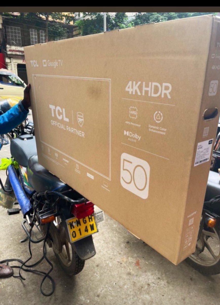 Your current Mpesa balance inaweza buy TV gani hapa? Be honest 🤭😃

Tcl updated price 2025 model
Tcl 65” c6v Ksh.74,000
Tcl 55” c6v Ksh.48,000
Tcl 50” c6v Ksh.43,000
Tcl 43” c6v Ksh.32,000

Qled models 

65” qled T6c Ksh.84,000
55” T6c qled Ksh.56,000
50” T6c qled Ksh.47,000
