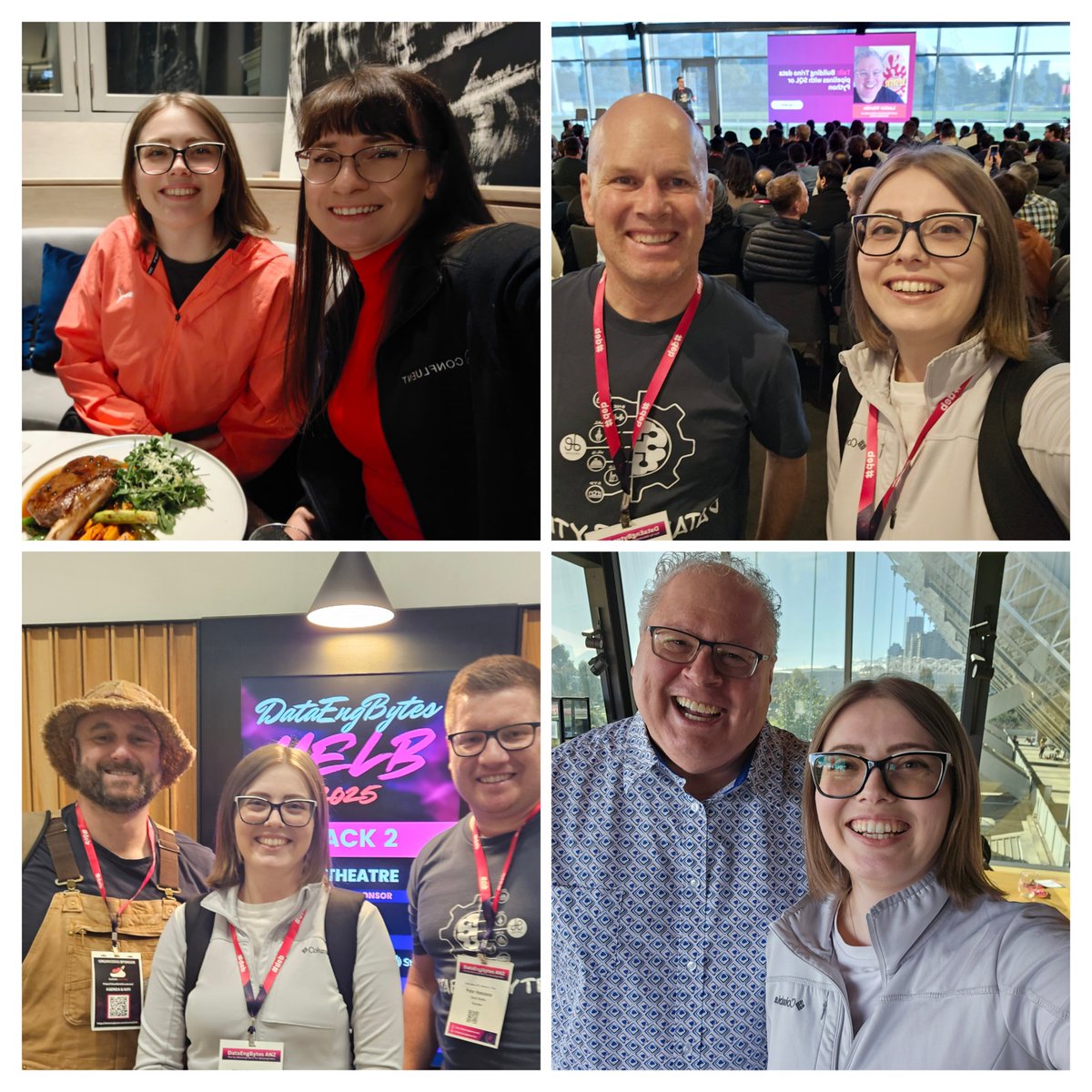 lenadroid's tweet image. Absolute blast at @dataengbytes Melbourne day 1.
I'm keynoting tomorrow!