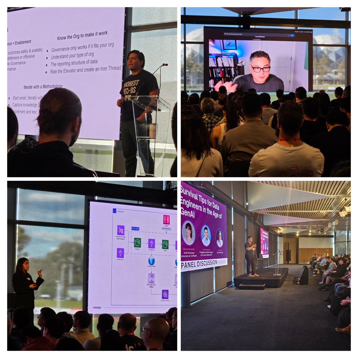 Absolute blast at <a href="/dataengbytes/">DataEngBytes Conferences</a> Melbourne day 1. 

I'm keynoting tomorrow!